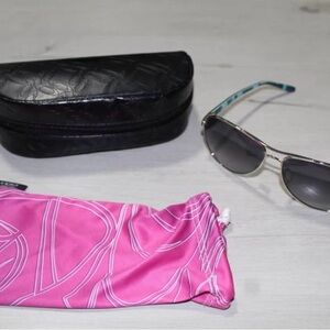 Oakley Black and Blue Sunglasses with Modern Design